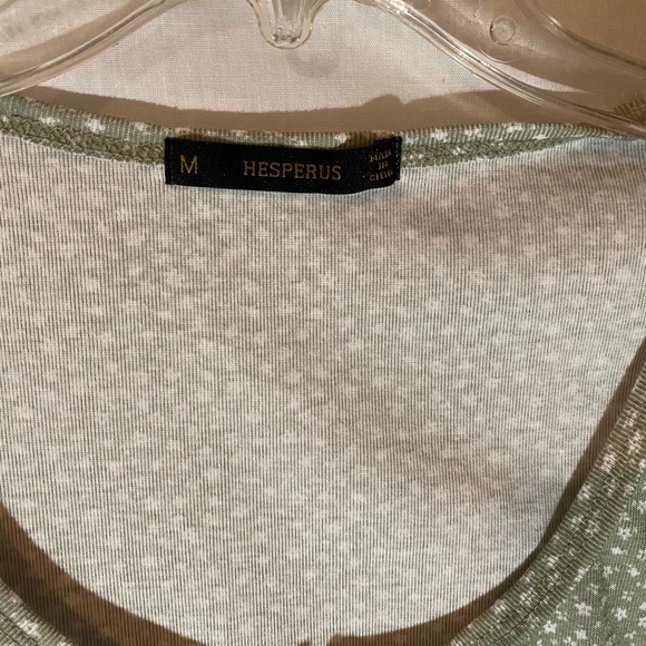 Sage Green Floral Button Crop Top - Picture 2 of 3